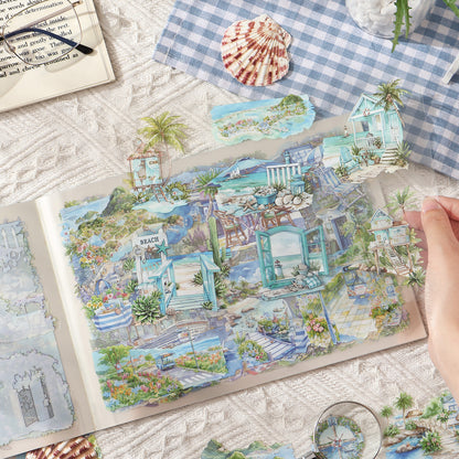 Four Times Scenery Sticker Book 20pcs