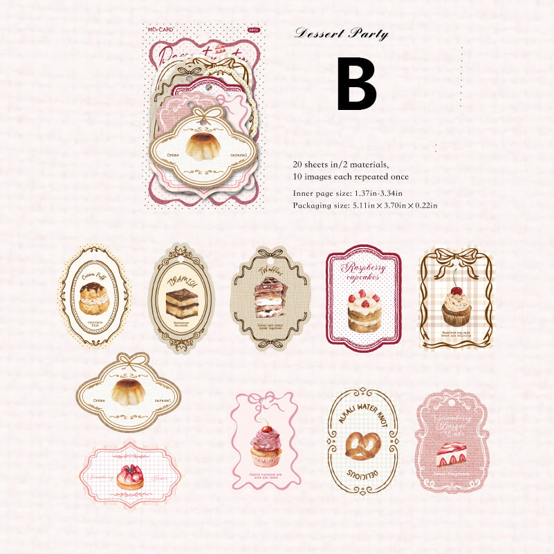 Fragrant Moment Sticker 20pcs