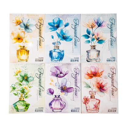 Fragrant Vase Flower Stickers 10pcs