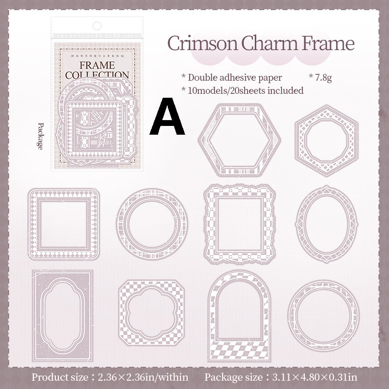 Frame Collection Sticker 20pcs