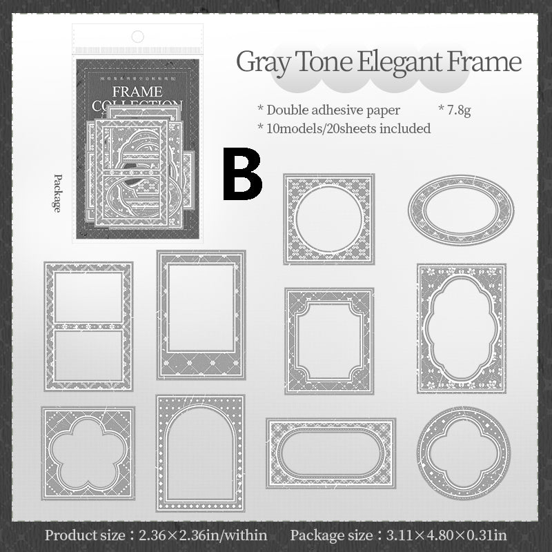 Frame Collection Sticker 20pcs