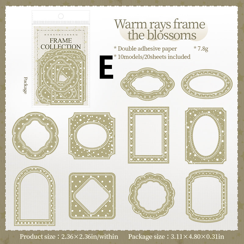 Frame Collection Sticker 20pcs