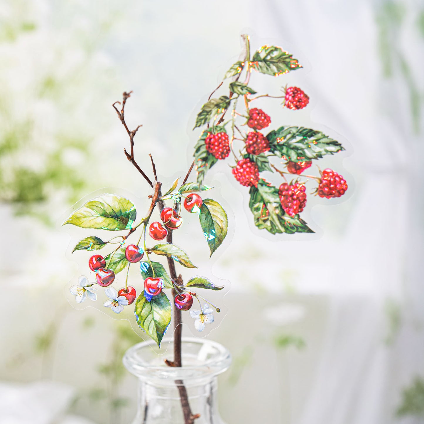 Fruit Full Branch Head Sticker 20pcs