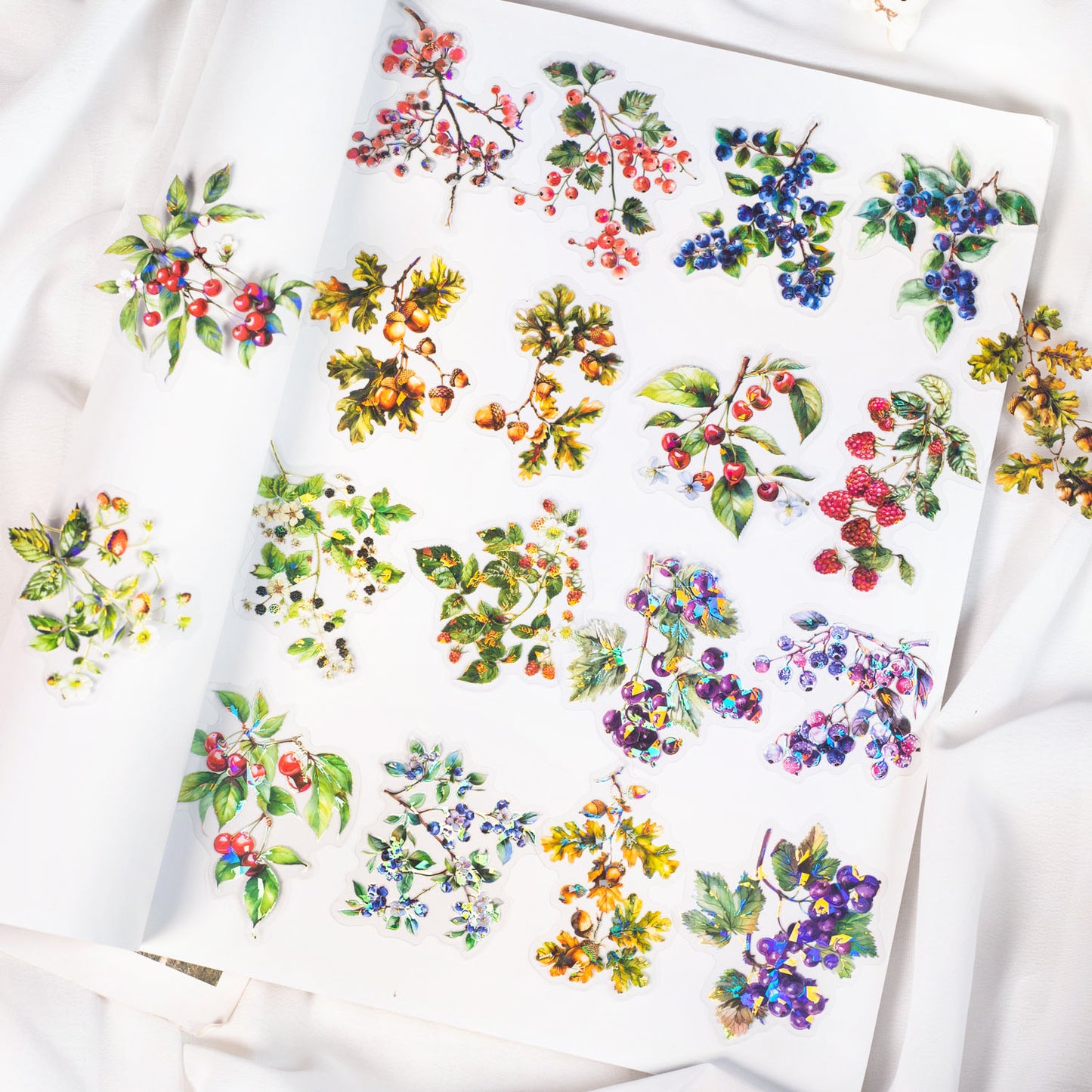 Fruit Full Branch Head Sticker 20pcs