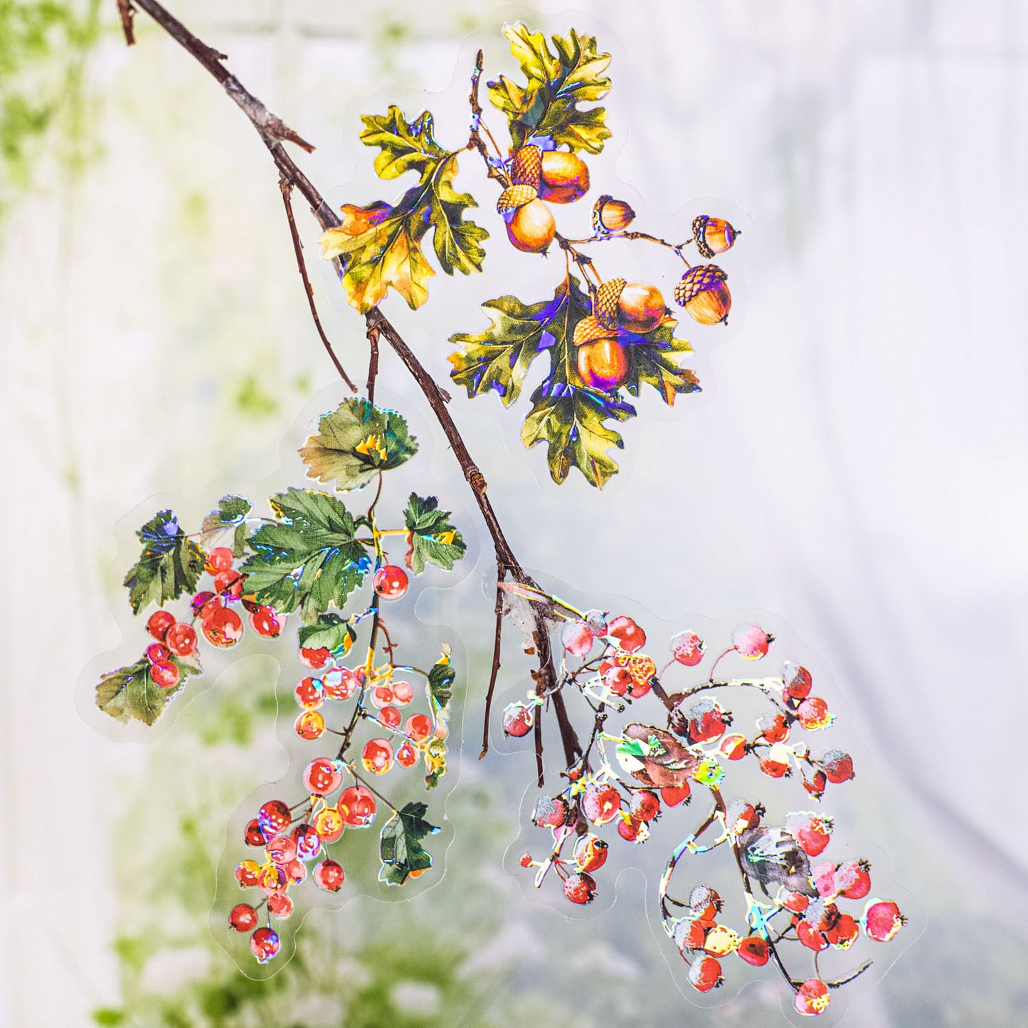 Fruit Full Branch Head Sticker 20pcs