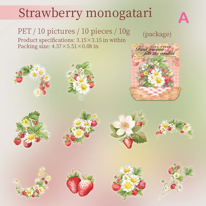 Fruit Party Stickers 10pcs