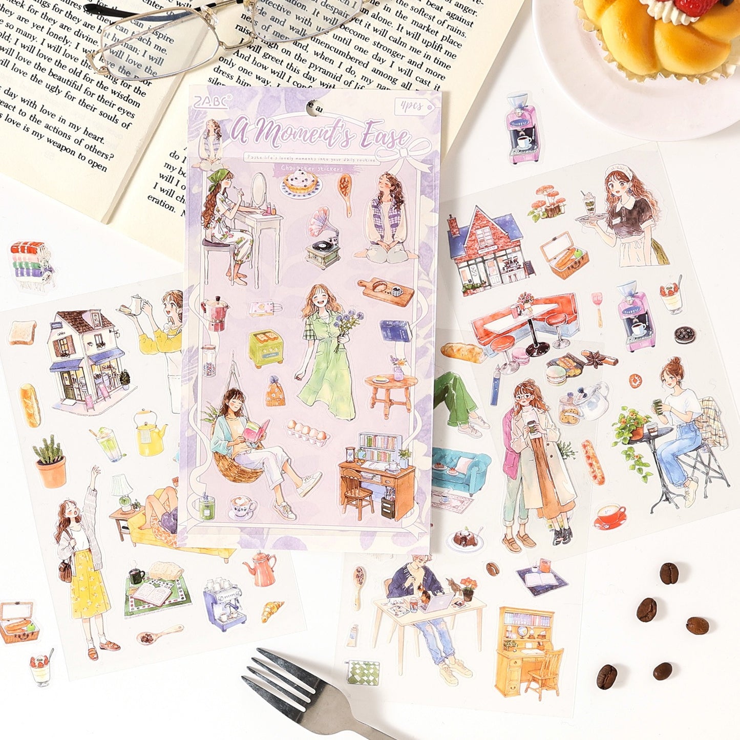 Fun Time Stickers 4pcs