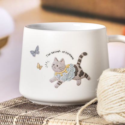 Fuzzy Embroidery Cuties Stickers 20pcs