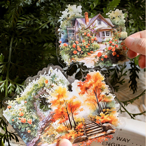 Garden Landscape Stickers 30pcs