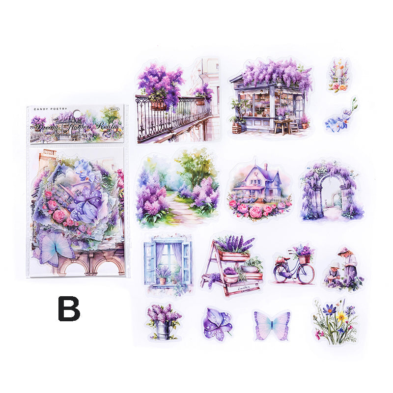 Garden Landscape Stickers 30pcs