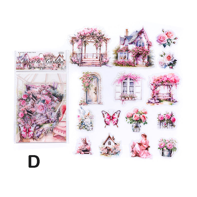 Garden Landscape Stickers 30pcs