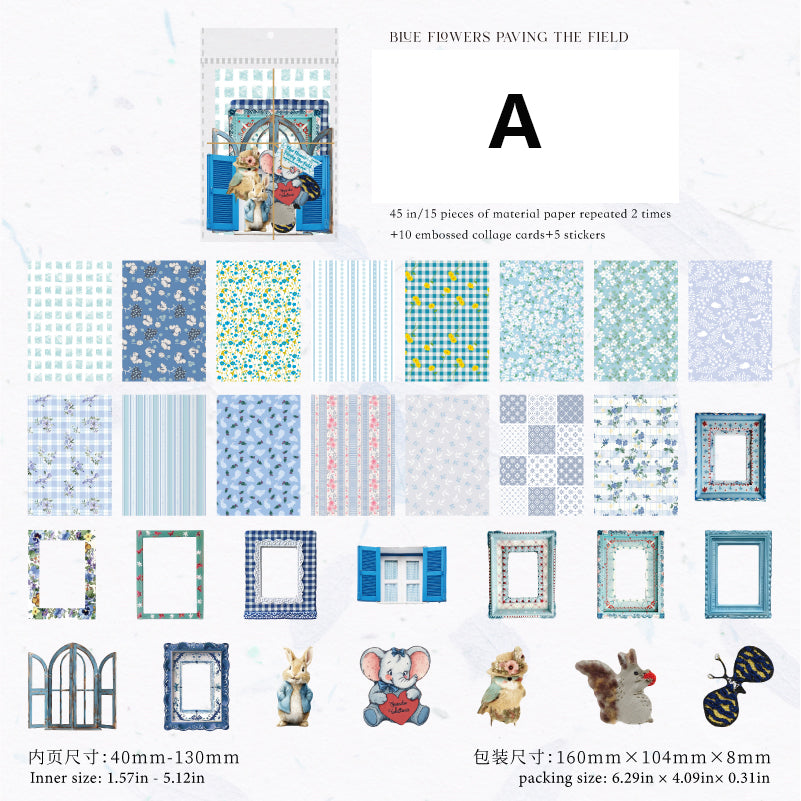 Garden Post Office Sticker 45pcs