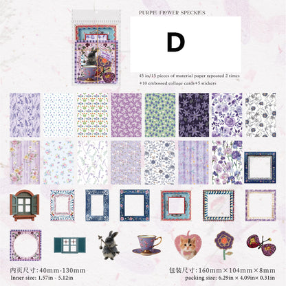 Garden Post Office Sticker 45pcs