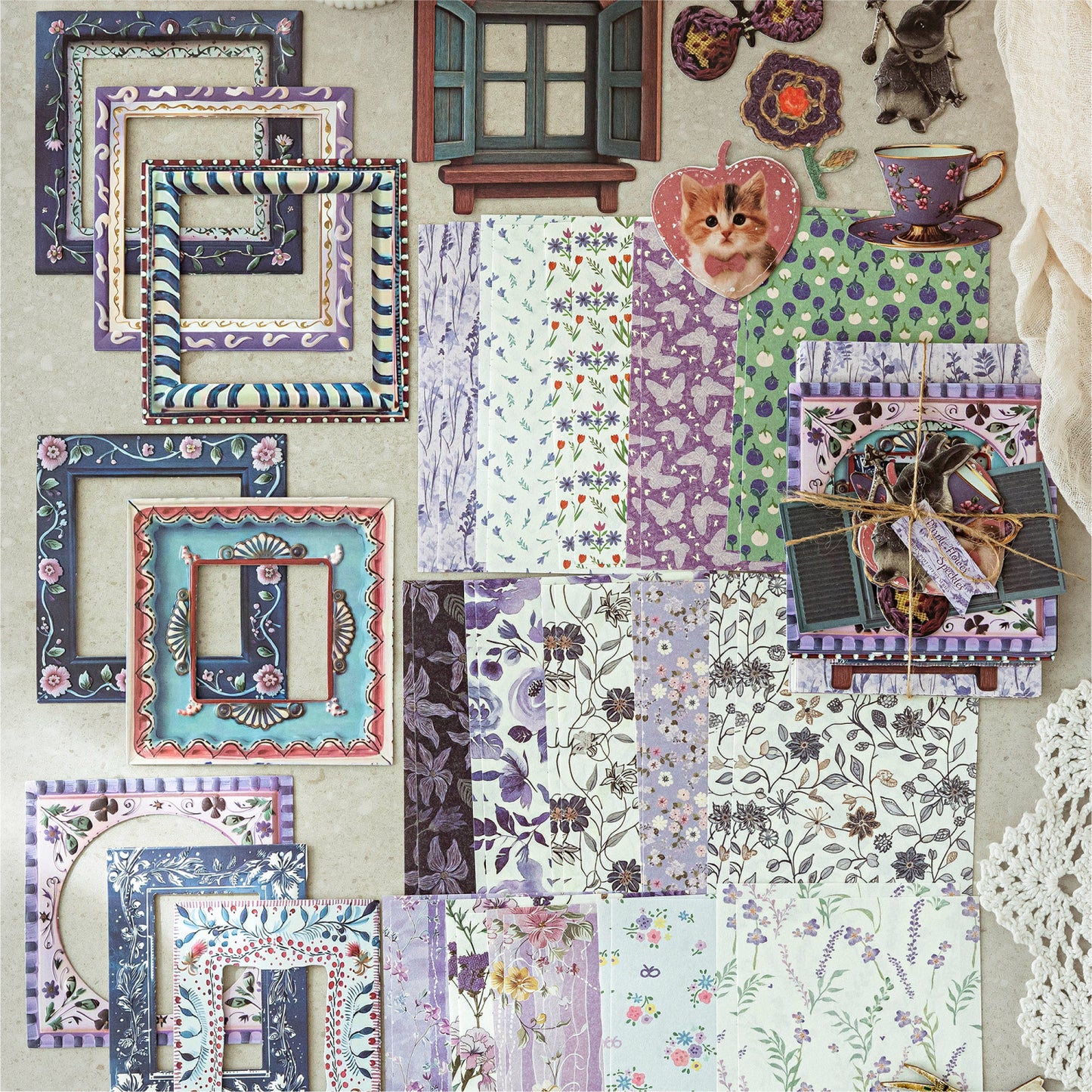 Garden Post Office Sticker 45pcs