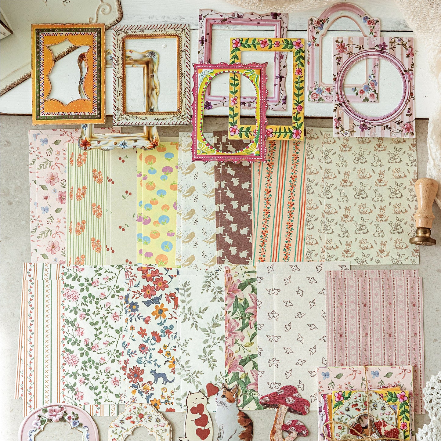 Garden Post Office Sticker 45pcs