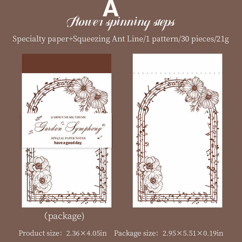 Garden Symphony Paper 30pcs