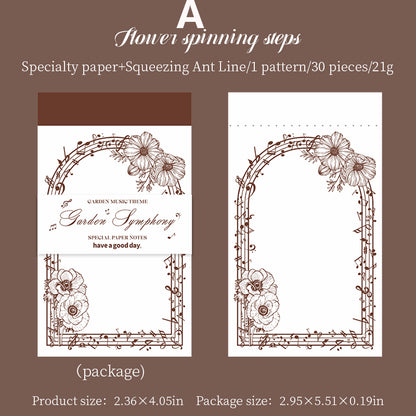 Garden Symphony Paper 30pcs