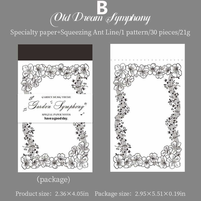 Garden Symphony Paper 30pcs