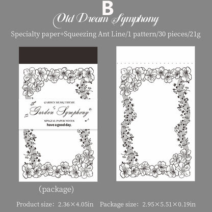 Garden Symphony Paper 30pcs