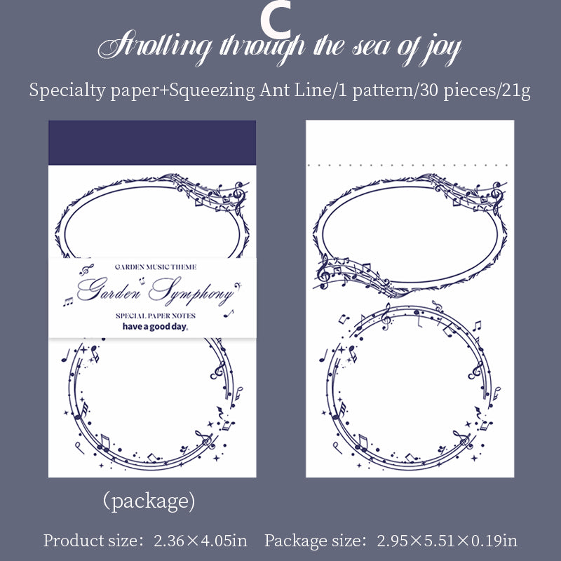 Garden Symphony Paper 30pcs