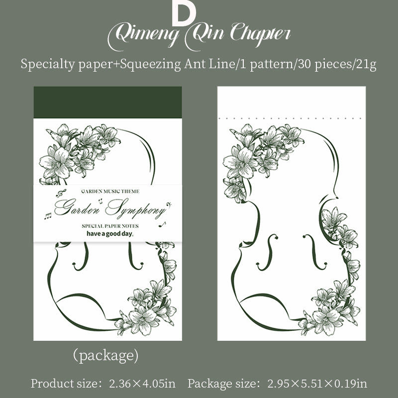 Garden Symphony Paper 30pcs