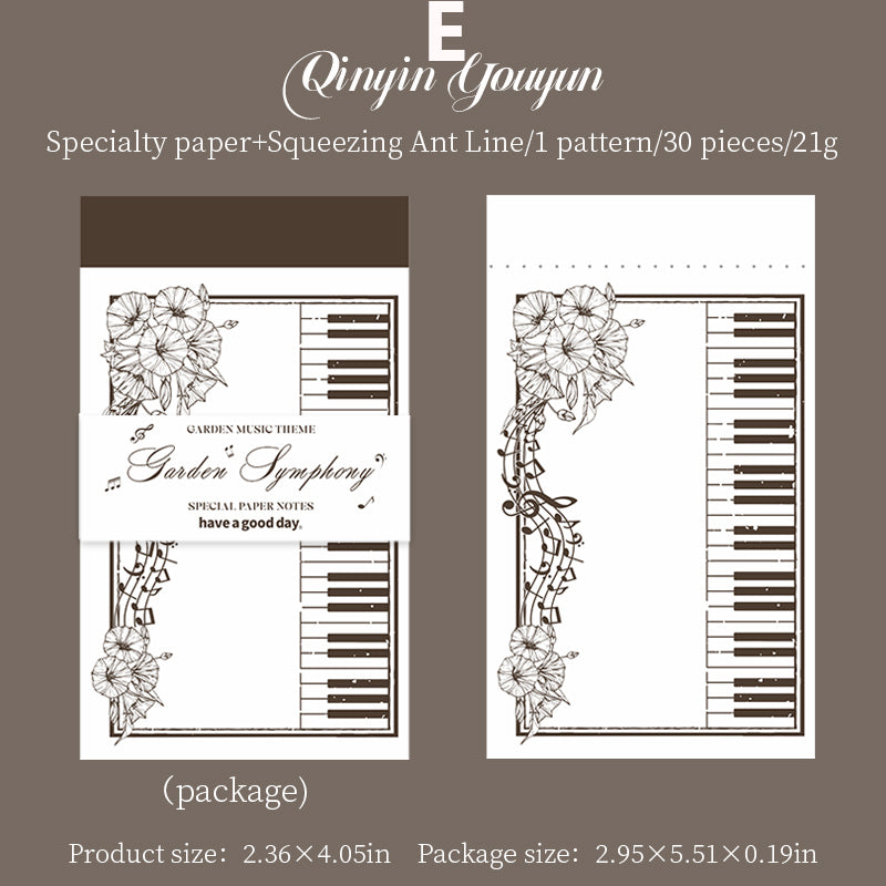 Garden Symphony Paper 30pcs