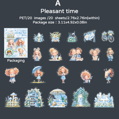 Garden Tour Notes Sticker 20pcs