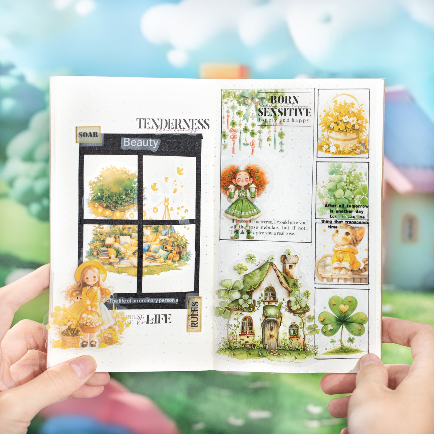 Garden Tour Notes Sticker 20pcs