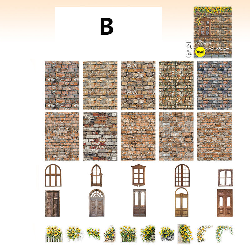 Garden Wall Sticker 30pcs