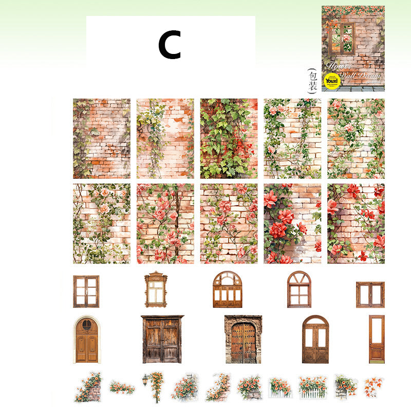 Garden Wall Sticker 30pcs