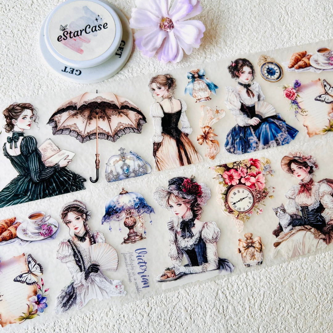 6.5cm*2m Gentle Chat Over Tea Tape