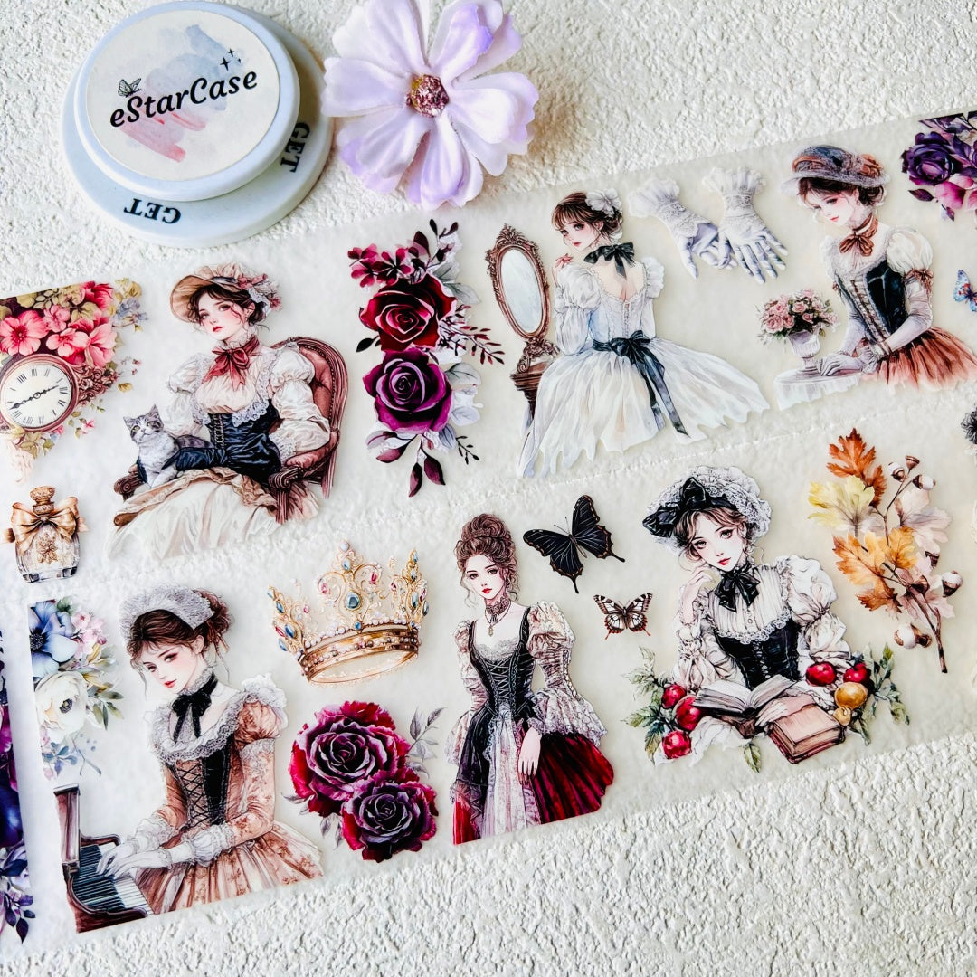 6.5cm*2m Gentle Chat Over Tea Tape