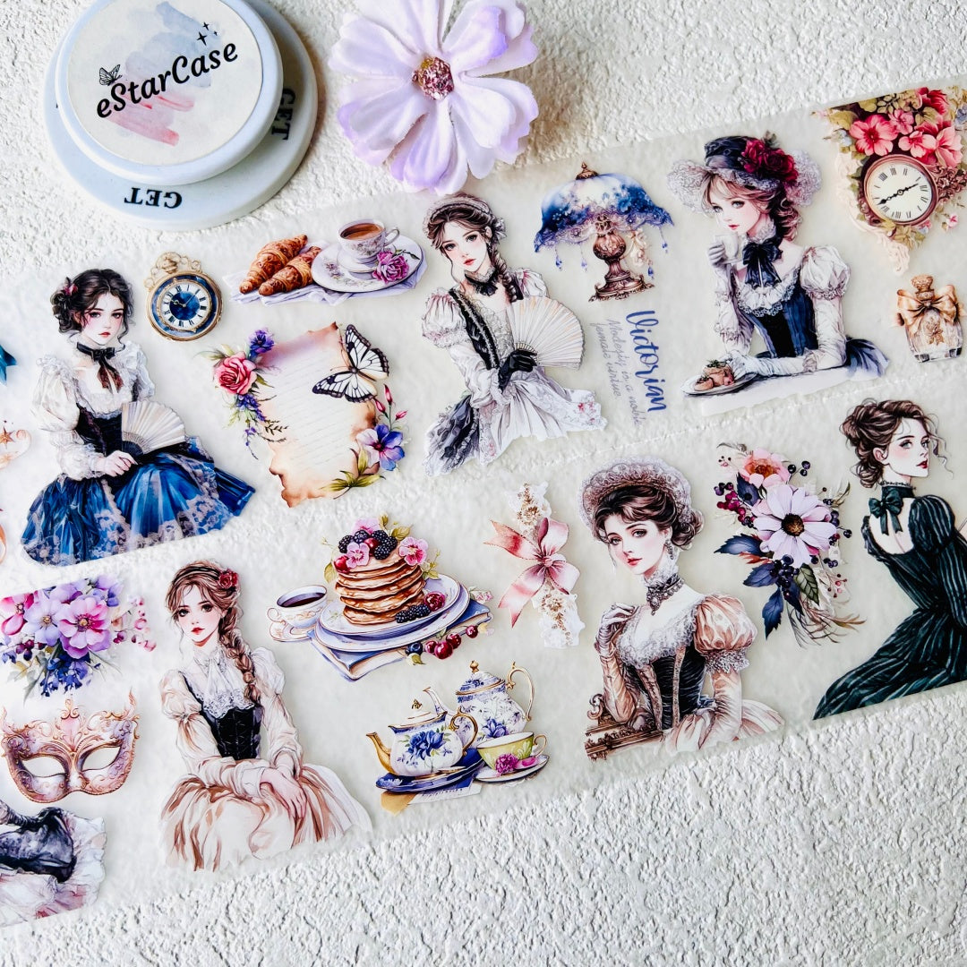 6.5cm*2m Gentle Chat Over Tea Tape