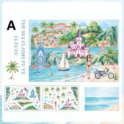 Gentle South Bank Sticker 3pcs