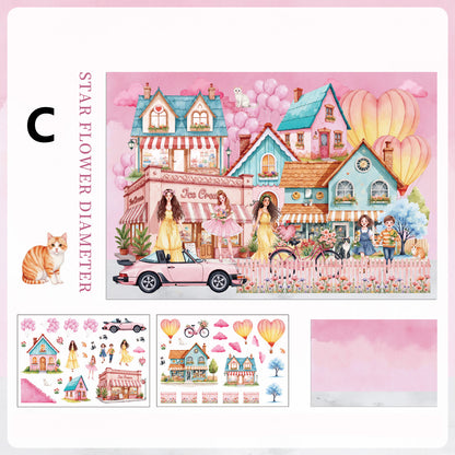 Gentle South Bank Sticker 3pcs