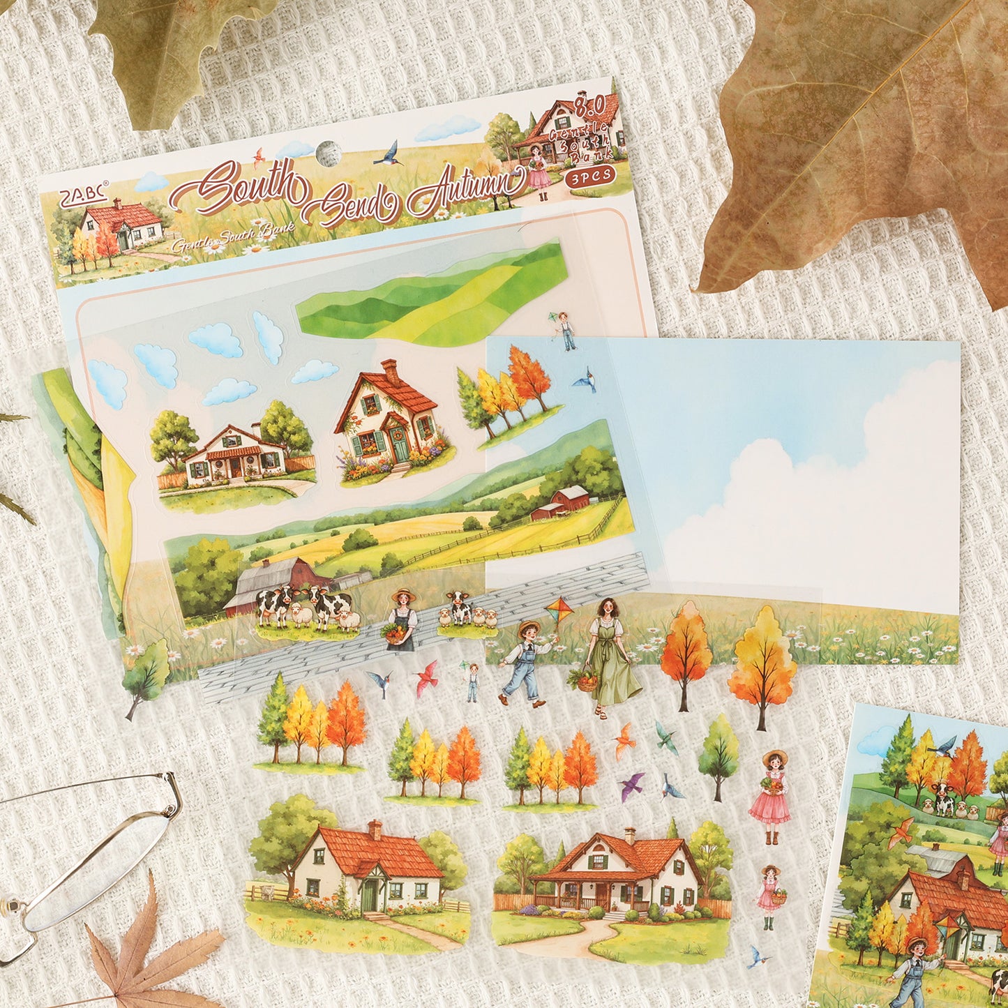 Gentle South Bank Sticker 3pcs