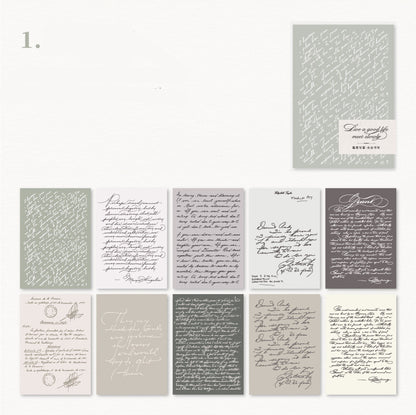 Gentle Words Paper 30pcs