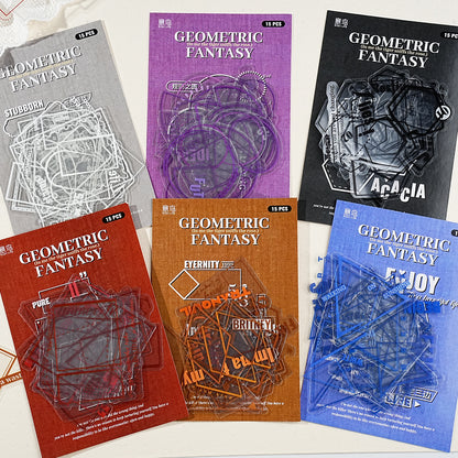 Geometric Fantasy Sticker 15pcs