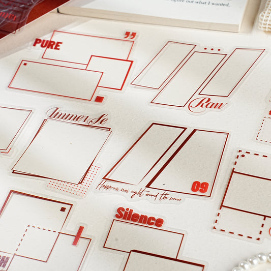 Geometric Fantasy Sticker 15pcs