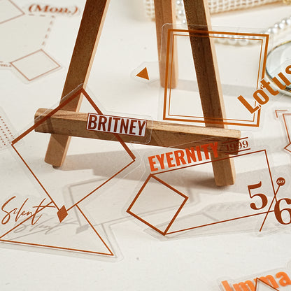 Geometric Fantasy Sticker 15pcs