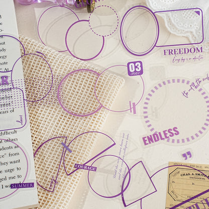 Geometric Fantasy Sticker 15pcs