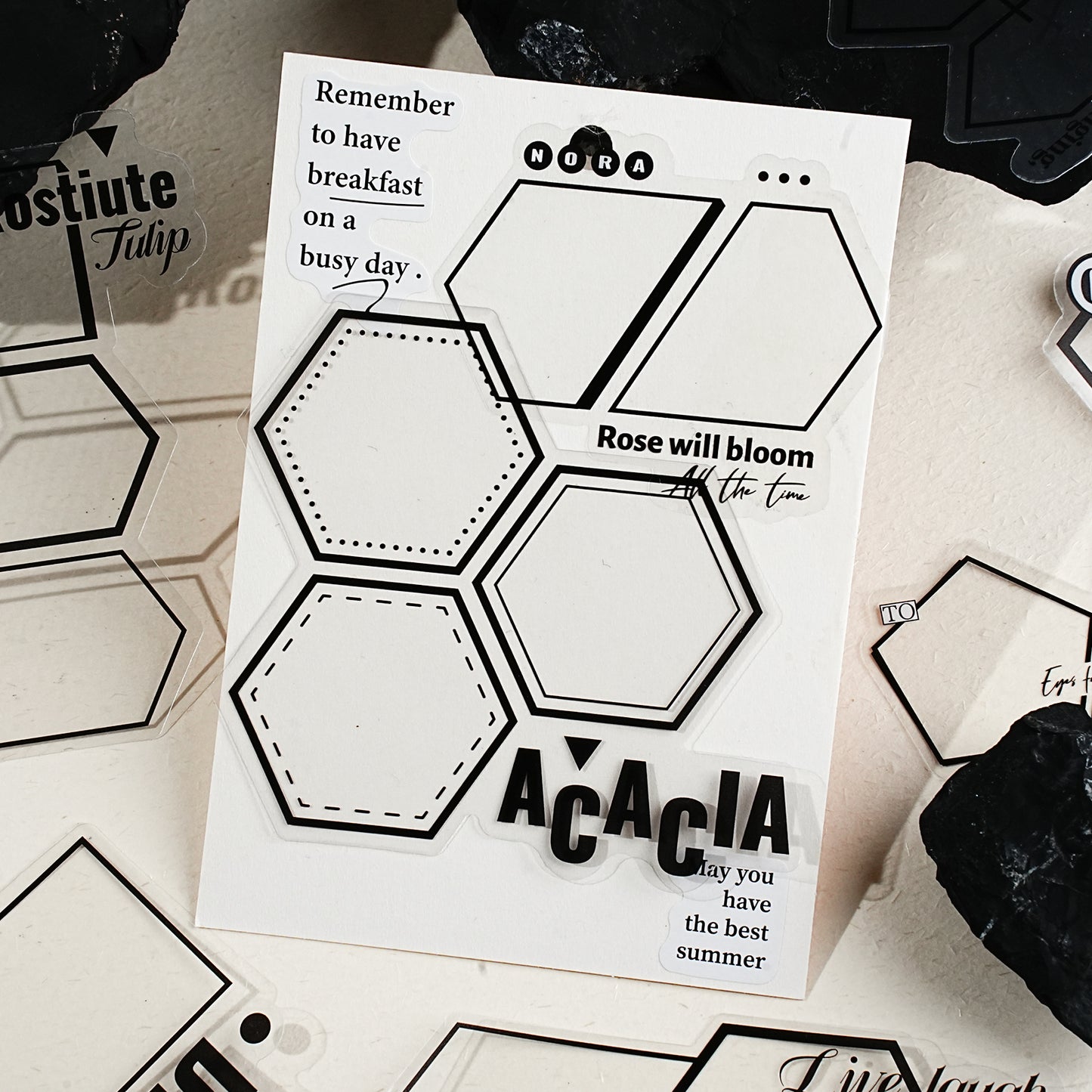 Geometric Fantasy Sticker 15pcs