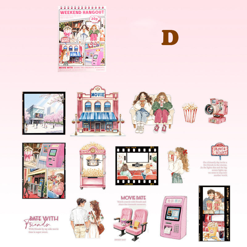 Get Together Stickers 30pcs