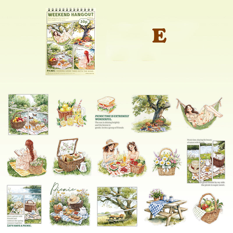 Get Together Stickers 30pcs