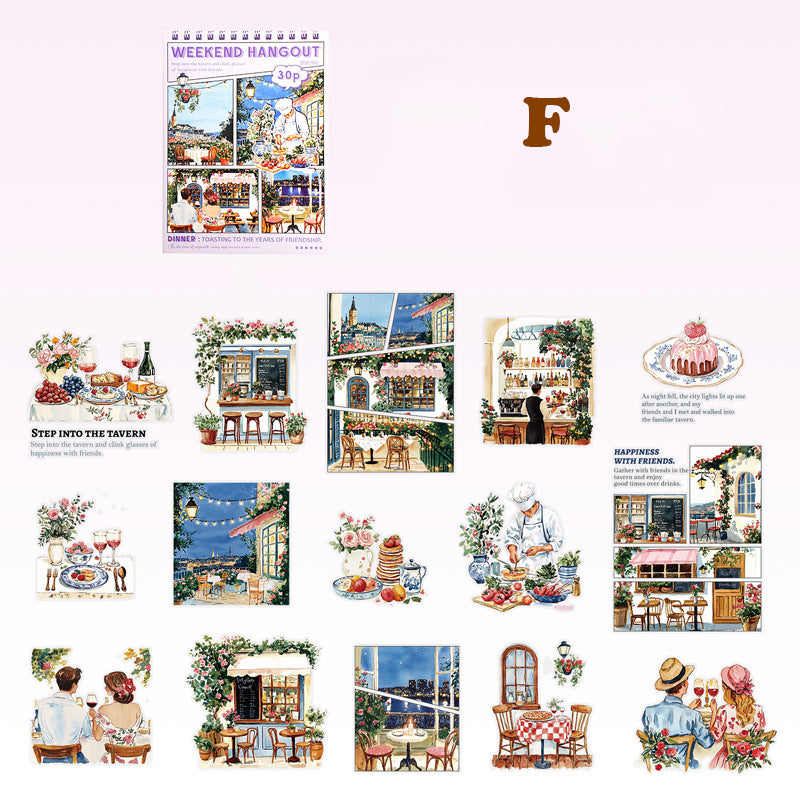 Get Together Stickers 30pcs