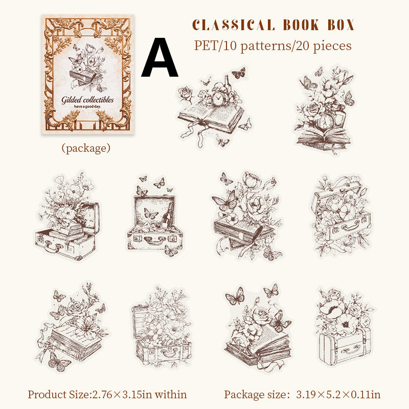 Gilded Collection Sticker 20pcs