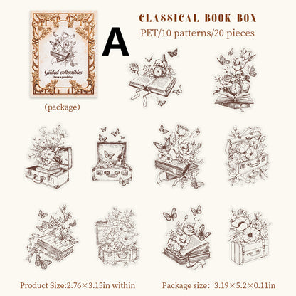 Gilded Collection Sticker 20pcs