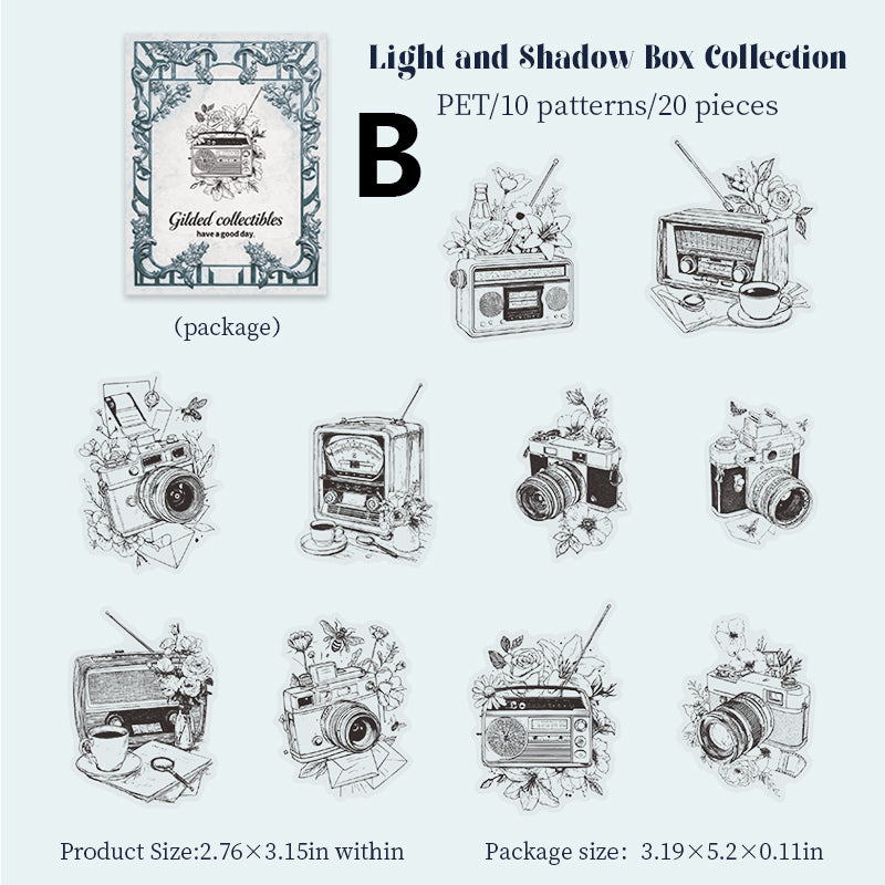 Gilded Collection Sticker 20pcs