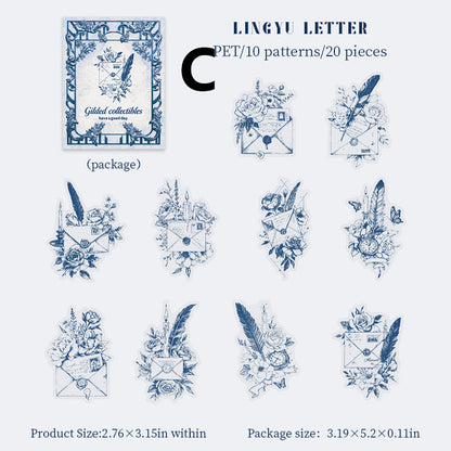 Gilded Collection Sticker 20pcs