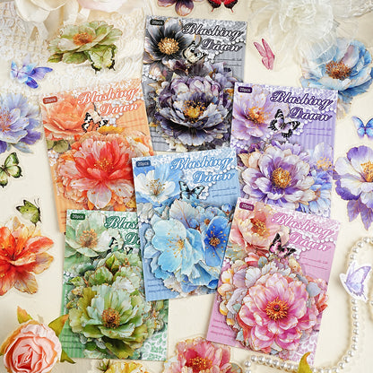 Gilded Flower Language Sticker 20pcs
